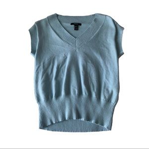 Forever 21 light blue vest!